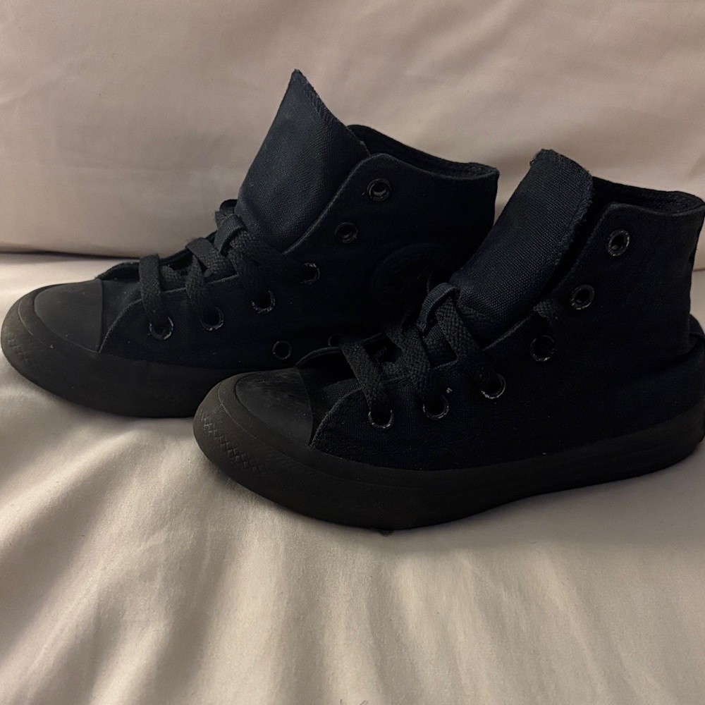 Kids Black High-Top Converse